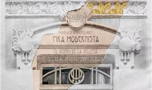 Cartel Feria Modernista Alcoy 2025