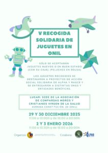 V RECOGIDA SOLIDARIA DE JUGUETES EN ONIL