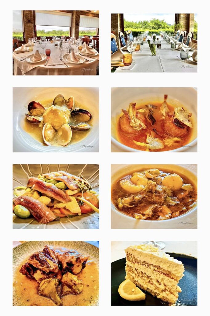 Menú Restaurante Angelín Muestra de la Alcachofa Almoradi 2026